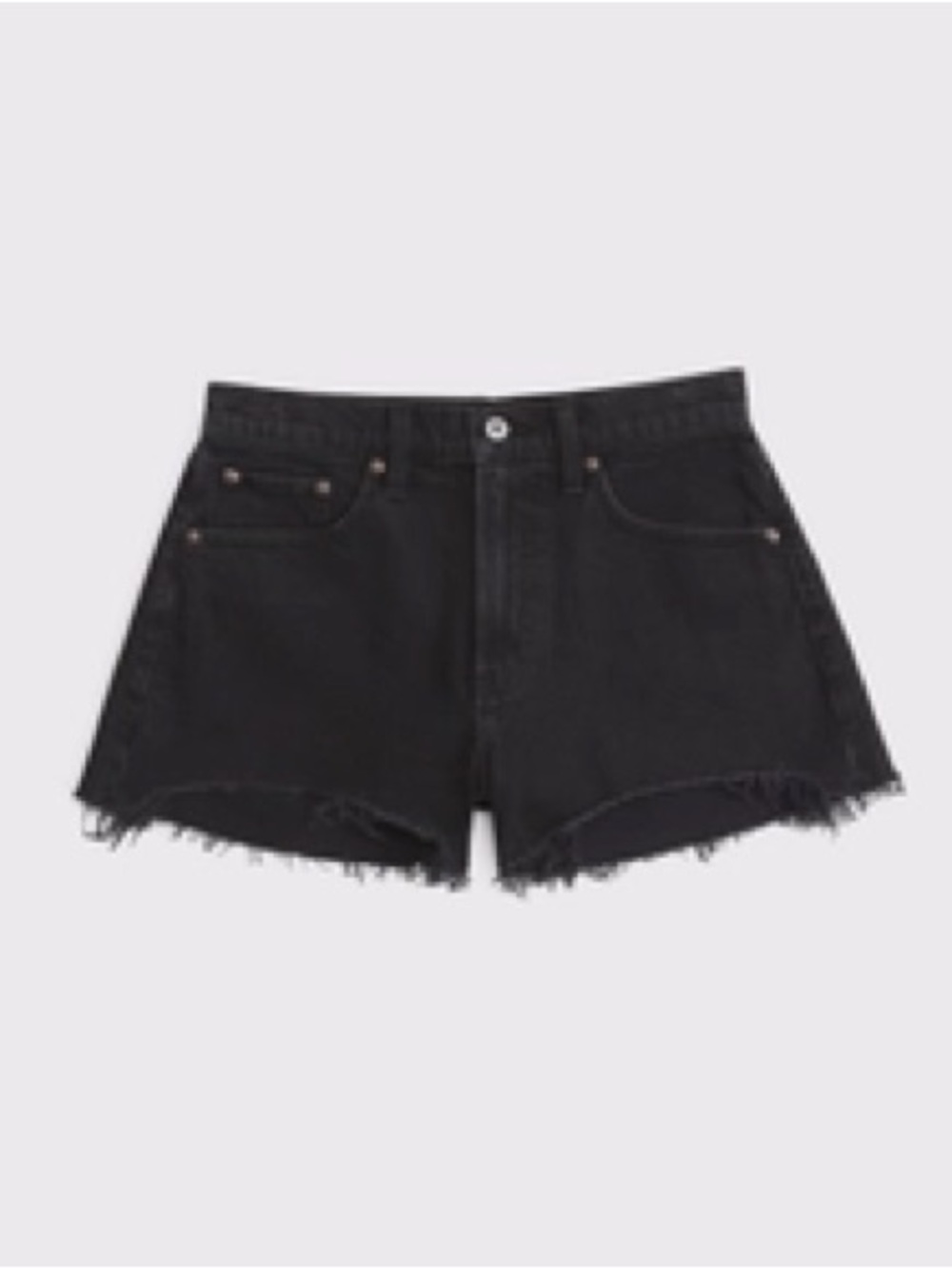 Abercrombie and fitch curve love high rise mom short.